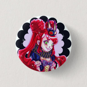 Badge Rond 2,50 Cm CMonster déplaisant et mignon