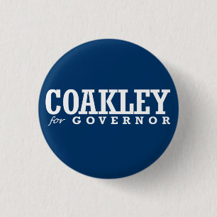 BADGE ROND 2,50 CM COAKLEY POUR LE GOUVERNEUR 2014