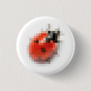 Badge Rond 2,50 Cm Coccinelle