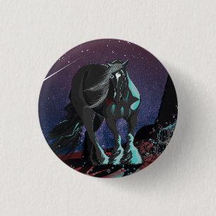 Badge Rond 2,50 Cm Coeur tzigane