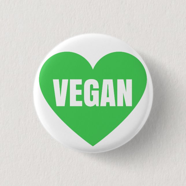 BADGE ROND 2,50 CM COEUR VÉGÉTALIEN (Devant)