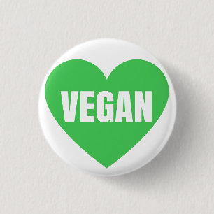 BADGE ROND 2,50 CM COEUR VÉGÉTALIEN