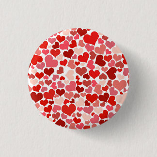 Badge Rond 2,50 Cm Coeurs multicolores Motif-20367