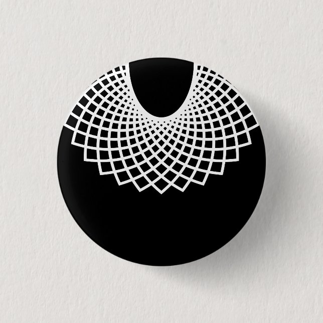 Badge Rond 2,50 Cm Collier RBG célèbre (Devant)