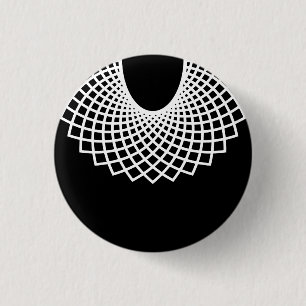 Badge Rond 2,50 Cm Collier RBG célèbre