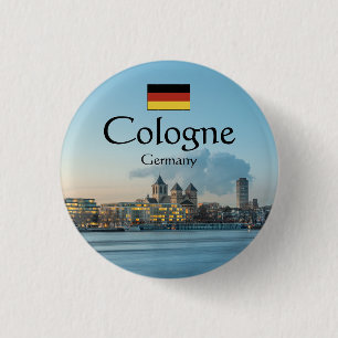 Badge Rond 2,50 Cm Cologne Allemagne