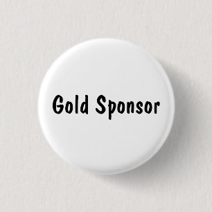 Badge Rond 2,50 Cm Commanditaire Or