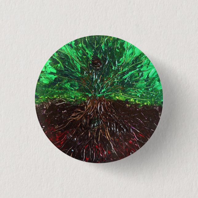 Badge Rond 2,50 Cm Comme Ci-Dessus (Devant)