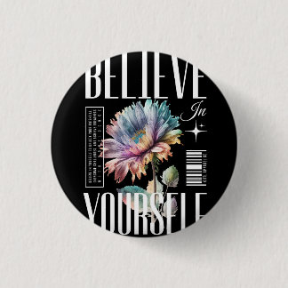 Badge Rond 2,50 Cm Conception de logo Croyez en vous