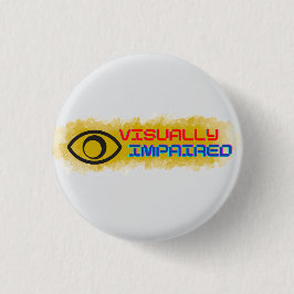 Badge Rond 2,50 Cm conception de symboles malvoyants