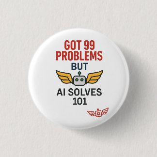 Badge Rond 2,50 Cm Conception pilotée par les données Wearable Tech F