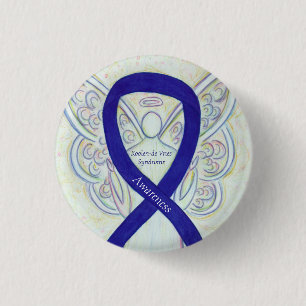 Badge Rond 2,50 Cm Connaissance du syndrome de Koolen-de Vries Épingl