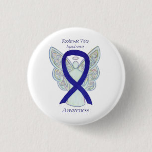 Badge Rond 2,50 Cm Connaissance du syndrome de Koolen-de Vries Épingl