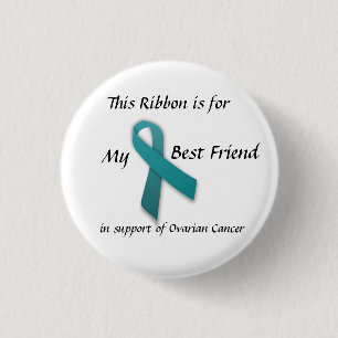 Badge Rond 2,50 Cm Conscience de Cancer ovarien - bouton