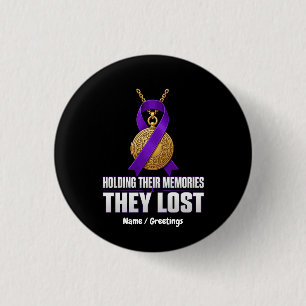 Badge Rond 2,50 Cm Conserver leurs souvenirs qu'ils ont perdus Ruban