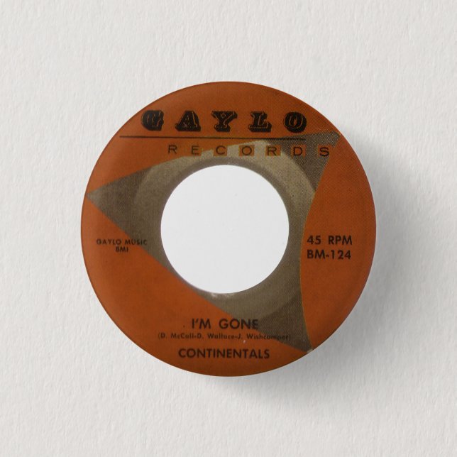 Badge Rond 2,50 Cm Continentals - je suis allé (Devant)