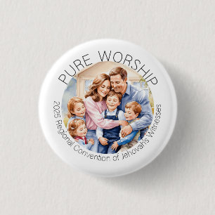 Badge Rond 2,50 Cm Convention de culte pure 2025