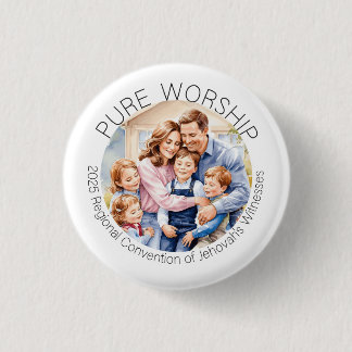 Badge Rond 2,50 Cm Convention de culte pure 2025