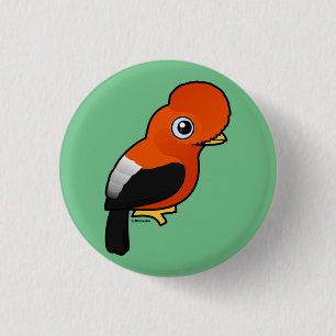 Badge Rond 2,50 Cm Coq-de-le-rock andin