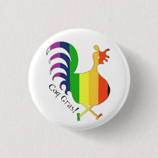 Badge Rond 2,50 Cm Coq Gras - bouton