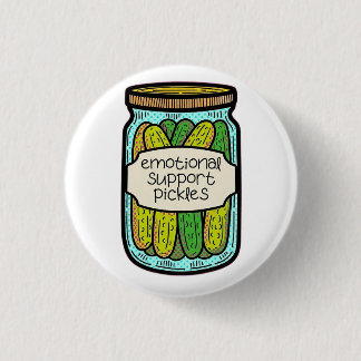 Badge Rond 2,50 Cm Cornichons de soutien émotionnel