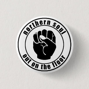 Badge Rond 2,50 Cm Correction du nord d'âme sur le bouton de planche