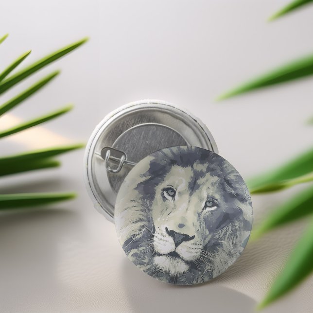 Badge Rond 2,50 Cm COSMIC LION KING | Touches de boutons personnalisé (Créateur téléchargé)