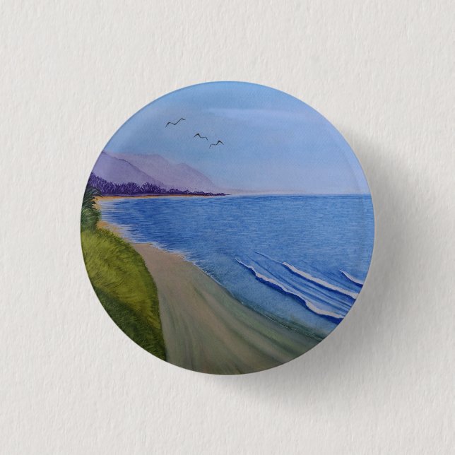 Badge Rond 2,50 Cm Côte de la Carpenteria (Devant)