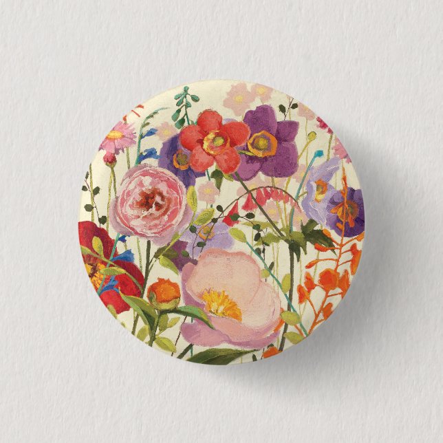 Badge Rond 2,50 Cm Couleur Printemps (Devant)