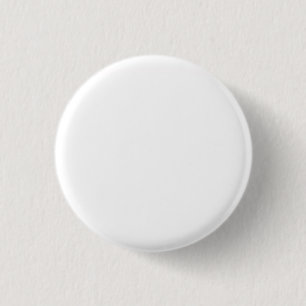 Badge Rond 2,50 Cm Couleur solide blanche pure