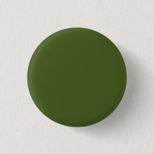 Badge Rond 2,50 Cm Couleur solide verte de mousse foncée