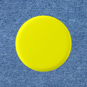 Badge Rond 2,50 Cm Couleur uni jaune néon