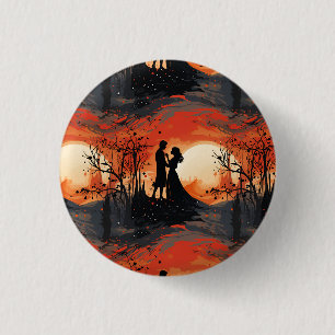 Badge Rond 2,50 Cm Couple amoureux