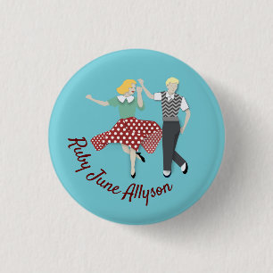 Badge Rond 2,50 Cm Couple de danse