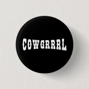 BADGE ROND 2,50 CM COWGRRRL