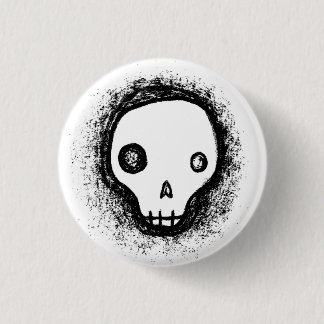 Badge Rond 2,50 Cm Crâne 2