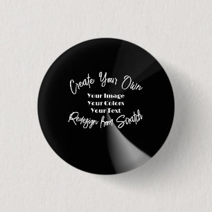 Badge Rond 2,50 Cm Create Your Own Custom Personalized