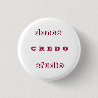 Badge Rond 2,50 Cm CREDO de studio de danse