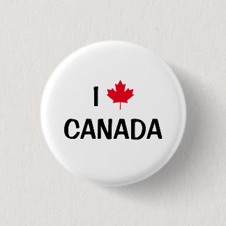 Badge Rond 2,50 Cm Créez vos propres feuille d'érable du Canada