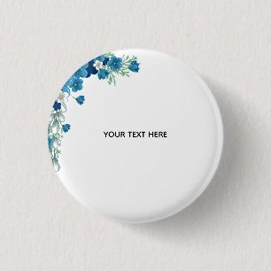 Badge Rond 2,50 Cm Créez Votre Propre Floral