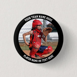 Badge Rond 2,50 Cm Créez votre propre photo d'équipe sportive