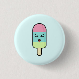 Badge Rond 2,50 Cm Crème glacée de Kawaii
