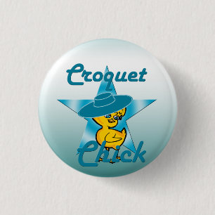 Badge Rond 2,50 Cm Croquet Chick #7