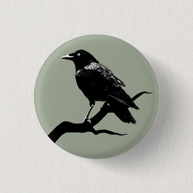 Badge Rond 2,50 Cm Crow (homonymie) (Devant)