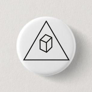 Badge Rond 2,50 Cm Cubes en delta
