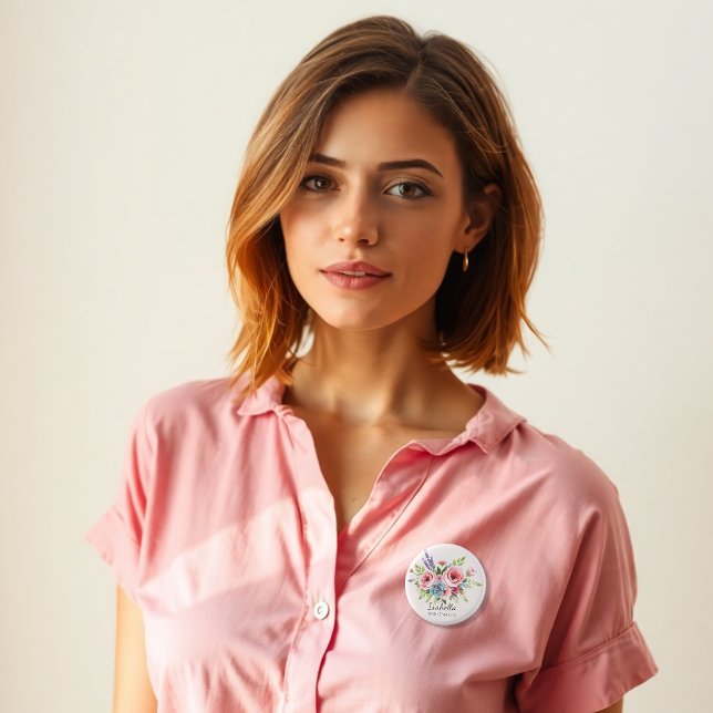 Badge Rond 2,50 Cm Custom badge,  Event pin, Wedding gift (Créateur téléchargé)