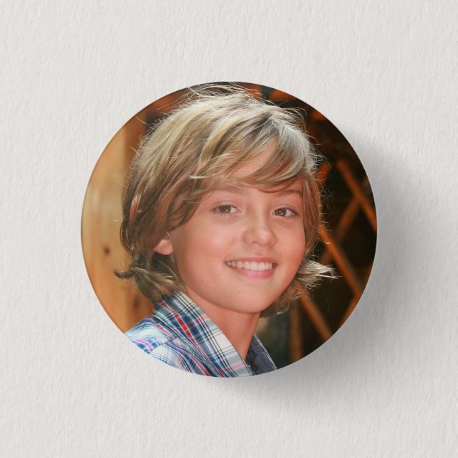 BADGE ROND 2,50 CM CUSTOM PHOTO BUTTON (Devant)