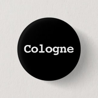 Badge Rond 2,50 Cm Customisable Cologne Typography