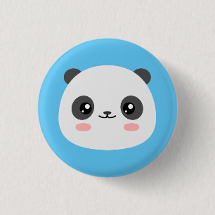 Badge Rond 2,50 Cm Cute Panda