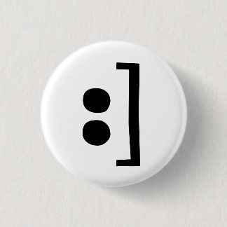 Badge Rond 2,50 Cm dactylographiez le sourire